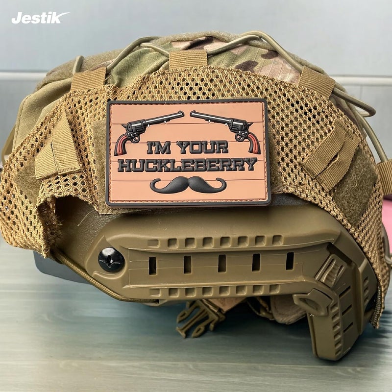 Jestik PVC Patch, Funny Patches, Humorous Tactical Morale Patch with Hook and Loop Fastener, Cute Patches for Backpacks, Military Uniforms, Jeans, Jackets, Vests, Hats & More - I'm Your Huckleberry - Image 2